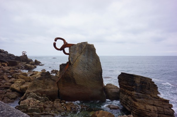 Eduardo Chillida sculpture, San Sebastian