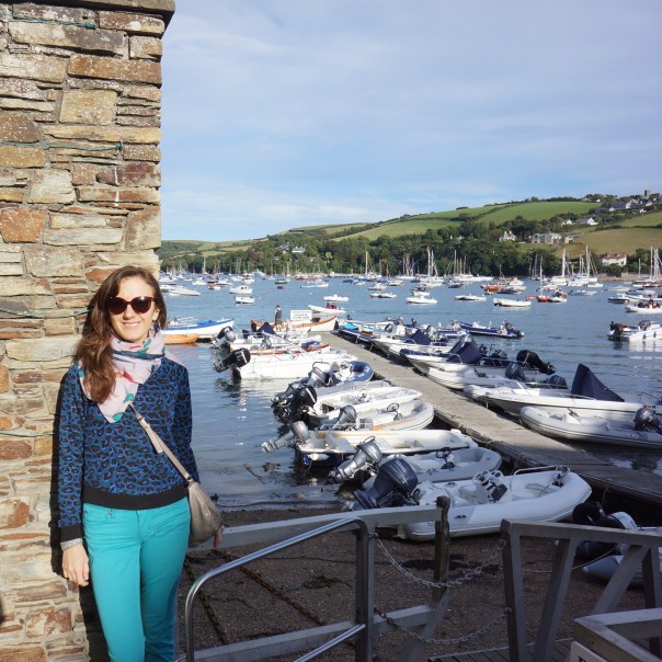 Showing off new buys from a lovely local boutique