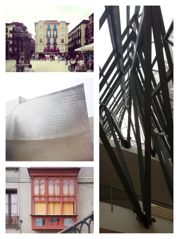 Combination of old and new in Bilbao