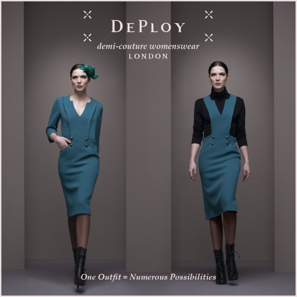 Designs that encourage creativity: one dress can be worn in two completely different ways