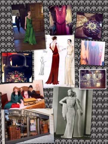 My mood board for 1930s haute couture style