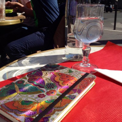 Writing my daily intentions is part of my routine